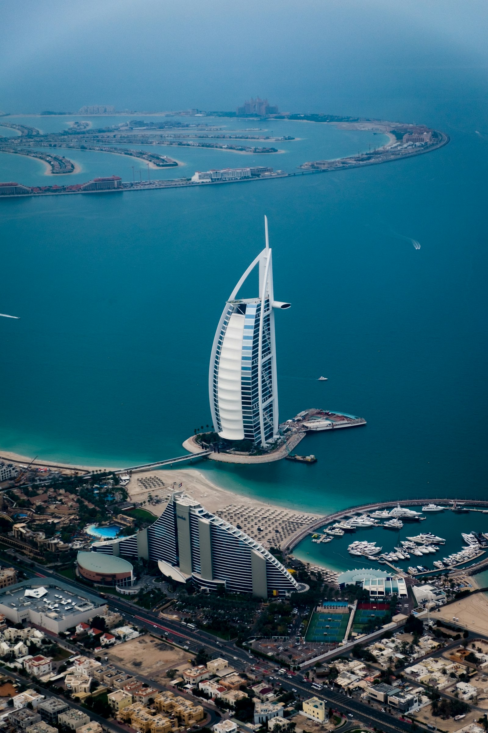 Burj Al Arab on the Dubai coastline